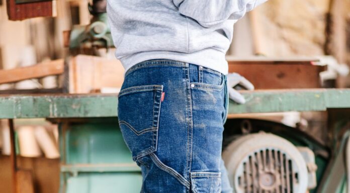 Pantalón vaquero Denim Multibolsillos de trabajo velilla