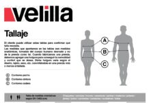 TABLA TALLAJE VELILLA CONFECCION