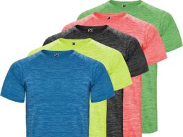 Pack 5 camisetas técnicas Hombre Manga Corta ROLY AUSTIN 6654