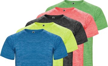 Pack 5 camisetas técnicas Hombre Manga Corta ROLY AUSTIN 6654