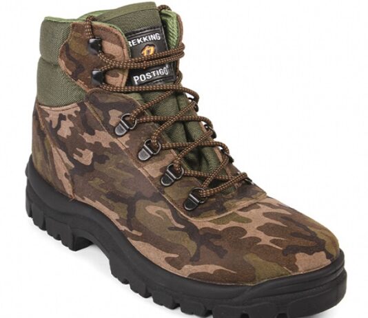 Bota de trekking en serraje Bota de serraje hidrofugado de trekking CAMO POSTIGO